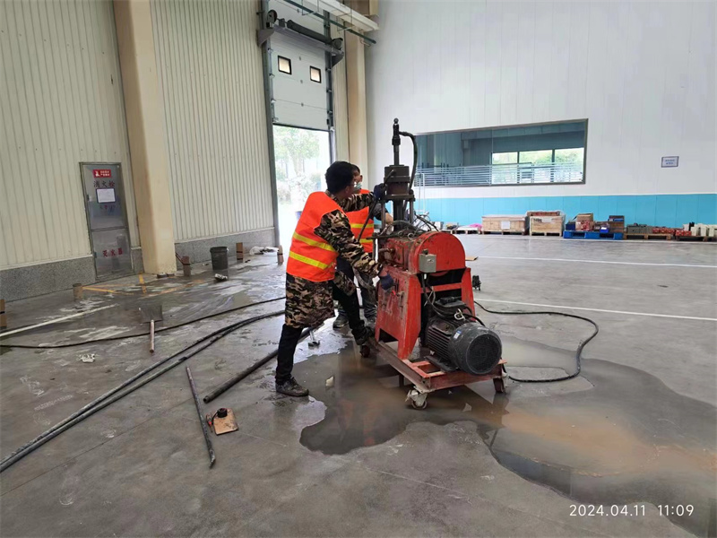 宝鸡厂房地面下沉塌陷注浆加固施工